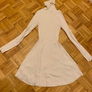 Zara white creme dress new